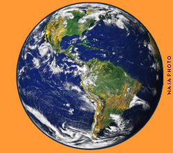 NASA image Blue Marble